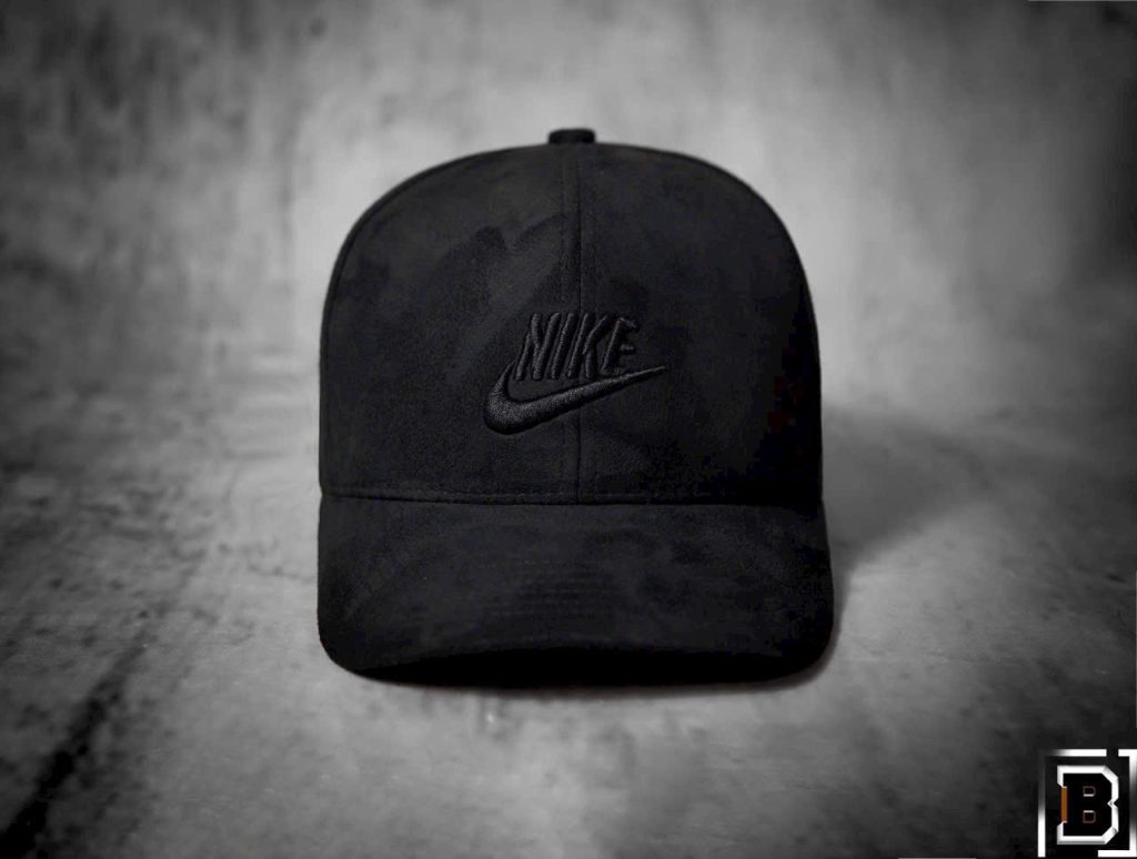 Mũ lưỡi trai NI.KE full đen vải da lộn cao cấp - d-caps.com D-caps.com - d-caps.com