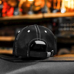 Mũ lưỡi trai P.U-M.A đen logo trắng thêu nổi - d-caps.com D-caps.com - d-caps.com